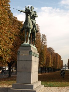 Statue in Paris city